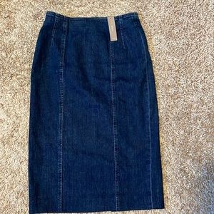 J.Crew Women’s Denim Midi Skirt NWT